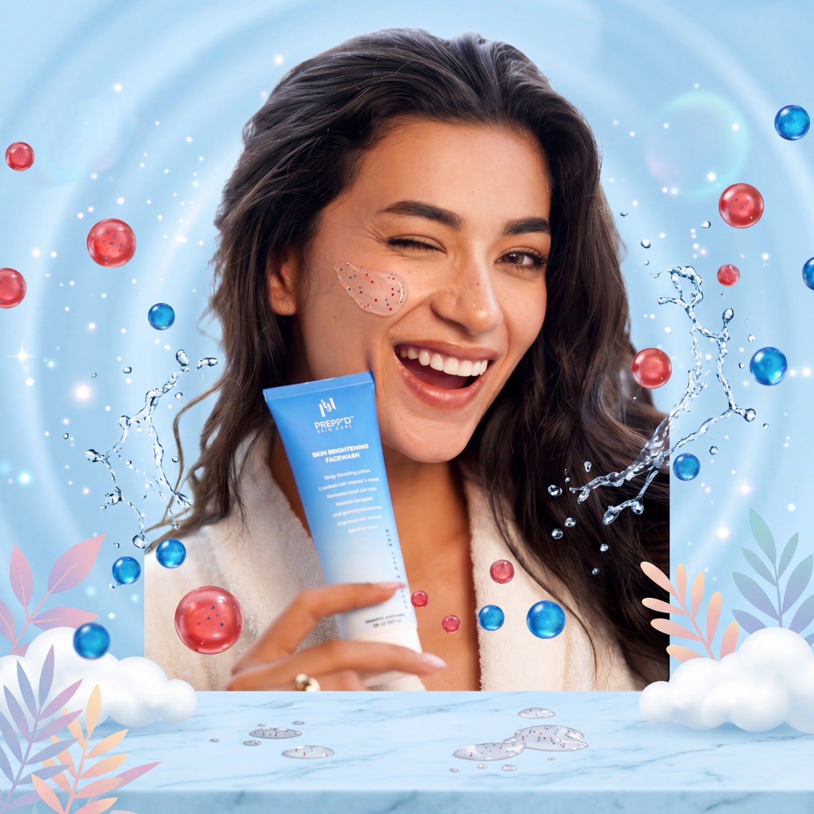 PREPP’D Glowing Facewash – Deep Cleanse, Fresh Skin & Daily Glow ...